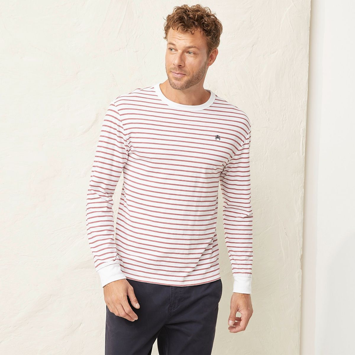 CASCAIS - Polera Manga Larga Algodón Hombre Cascais