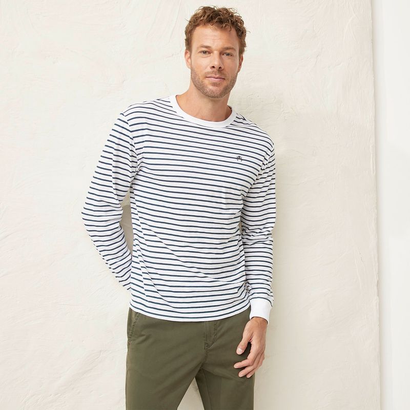 CASCAIS - Polera Manga Larga Algodón Hombre Cascais