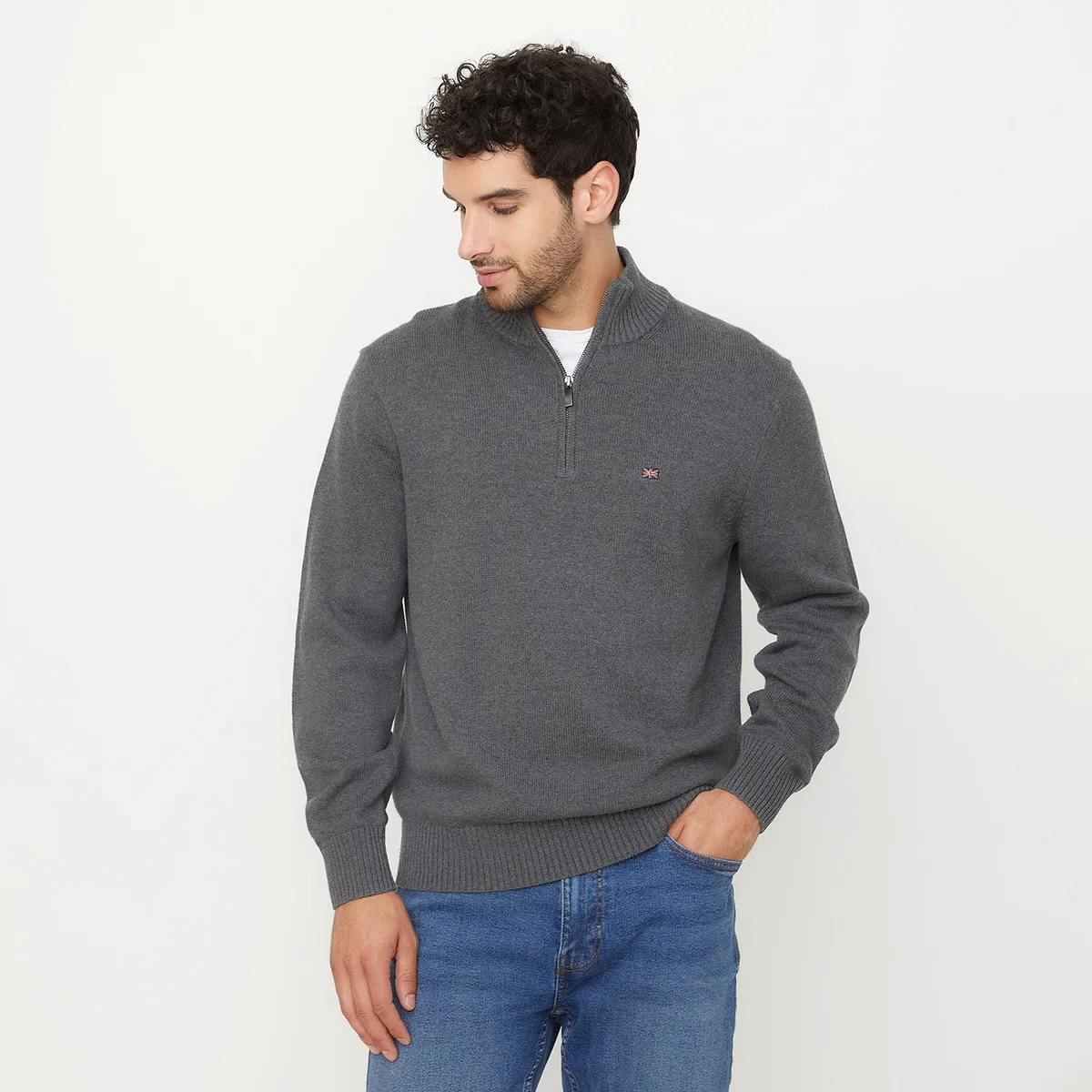 UNIVERSITY CLUB - Chompa University Club Casual Algodón Hombre Manga Larga