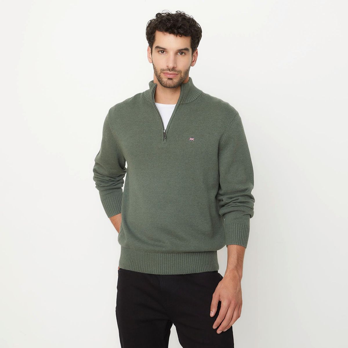 UNIVERSITY CLUB - Chompa University Club Casual Algodón Hombre Manga Larga