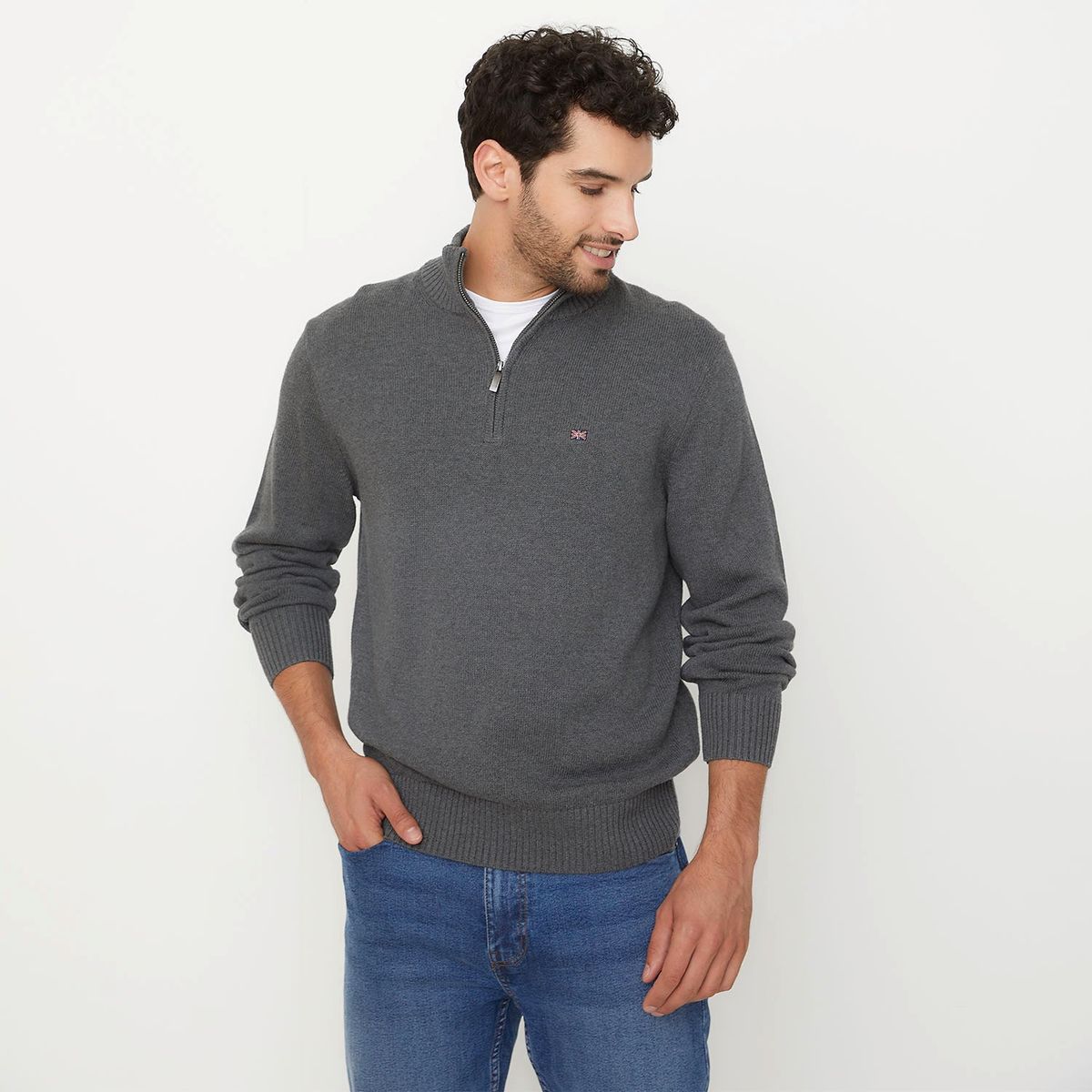 UNIVERSITY CLUB - Chompa University Club Casual Algodón Hombre Manga Larga