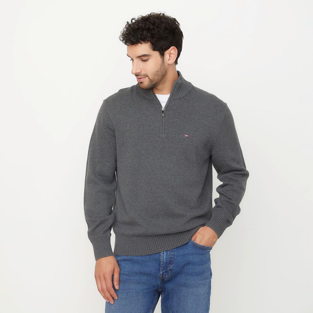 UNIVERSITY CLUB - Chompa University Club Casual Algodón Hombre Manga Larga