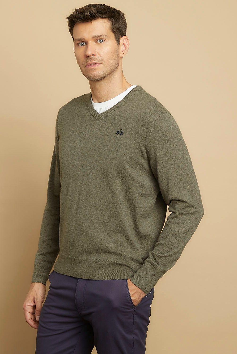 La Martina Polo Uomo Maniche Corte – Nero, Taglia X-Large, Regular Fit Con Bottoni