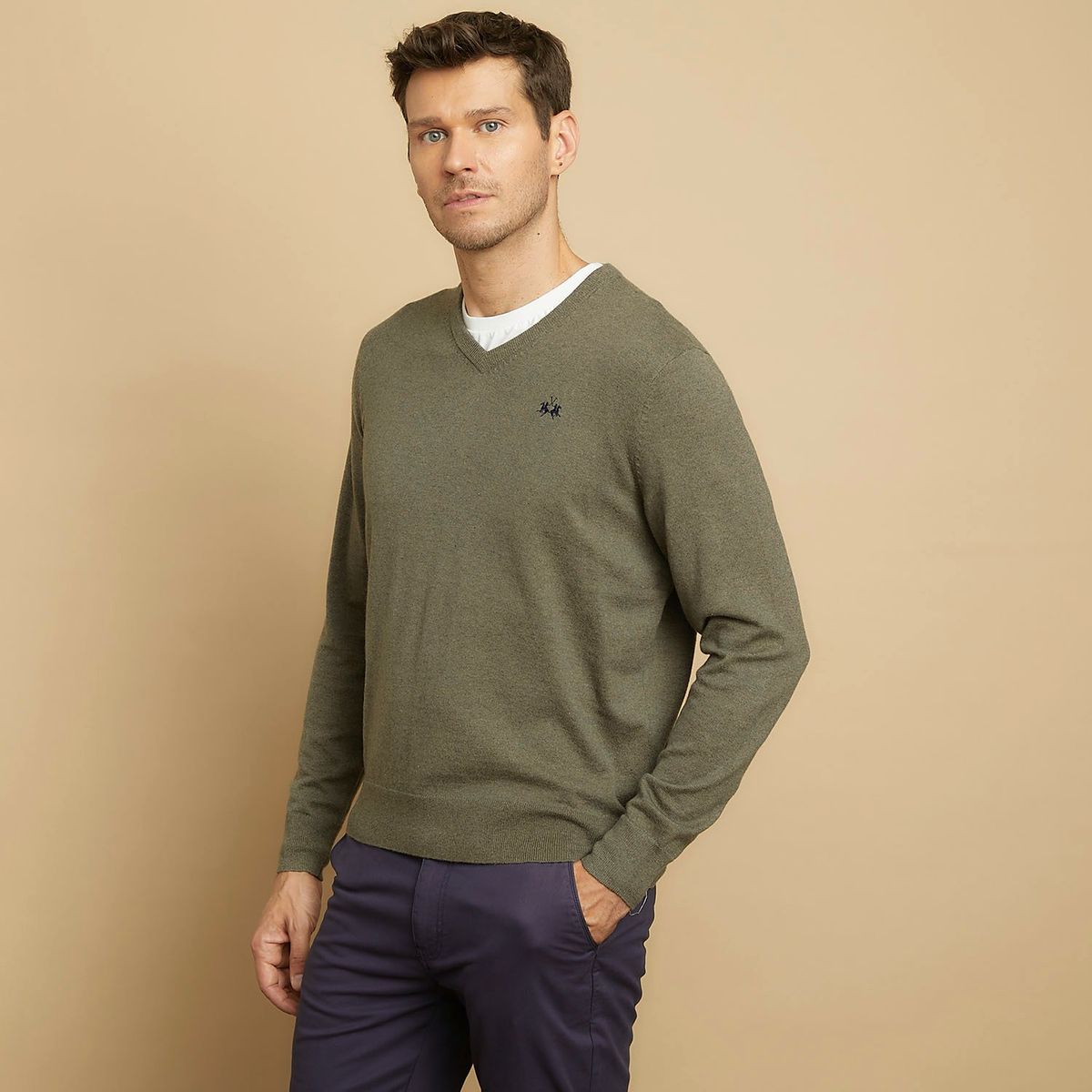 LA MARTINA - Chompa Sport Manga Larga Hombre La Martina