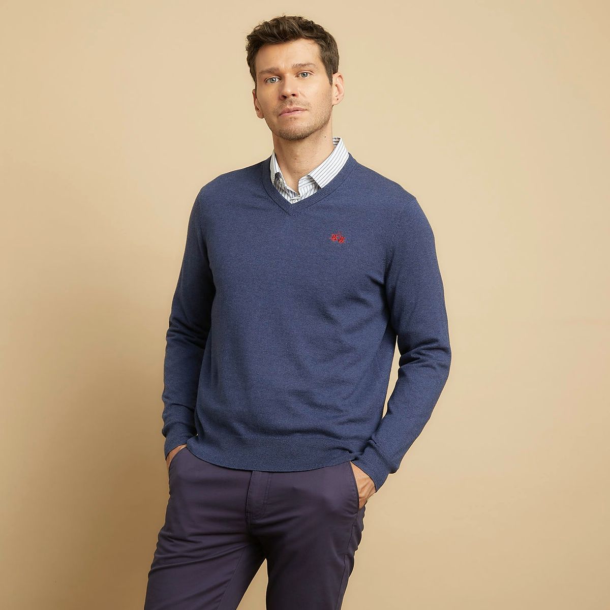 LA MARTINA - Chompa Sport Manga Larga Hombre La Martina