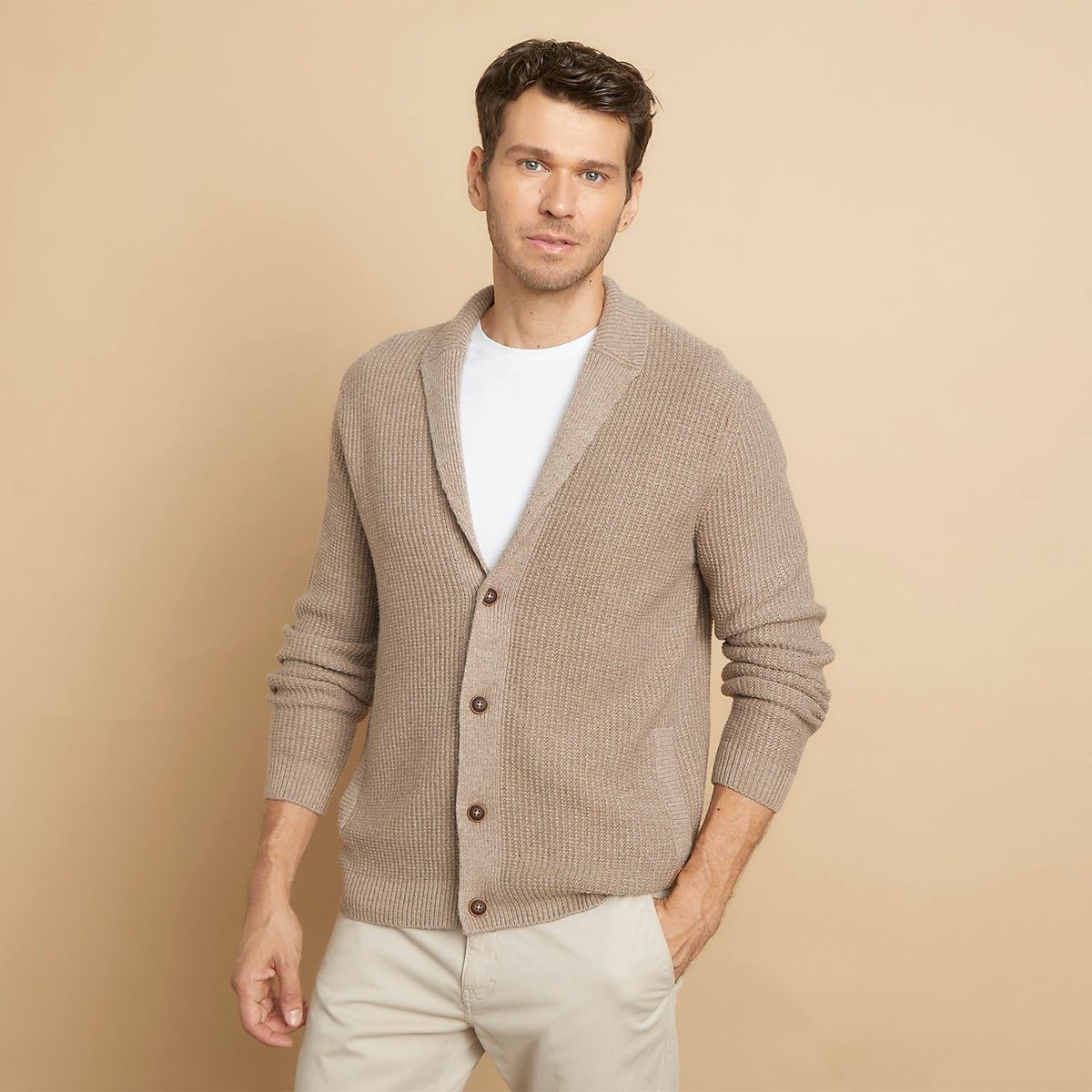 LA MARTINA - Cardigan Tejido Lana Hombre La Martina