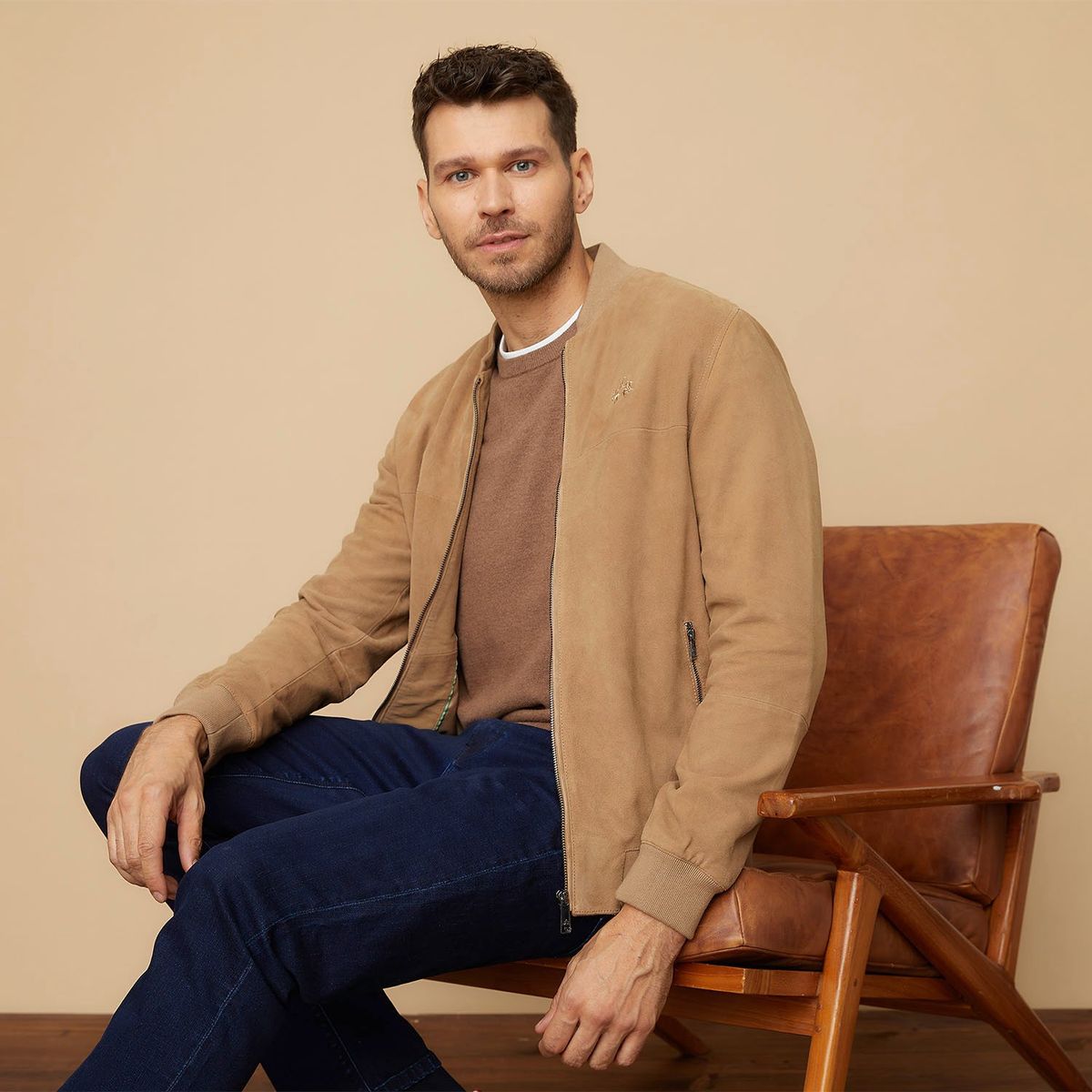 LA MARTINA - Casaca Cuero Hombre La Martina