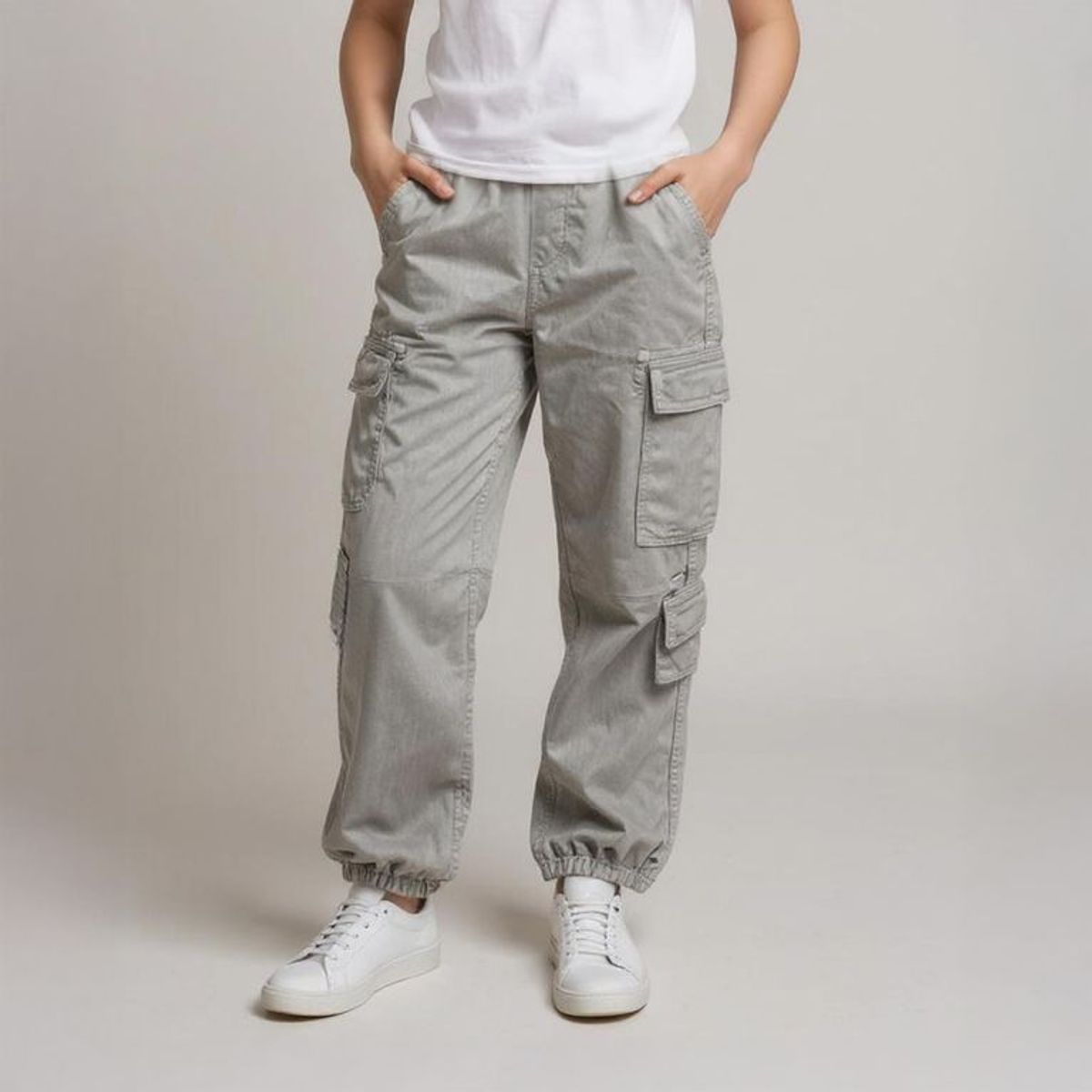 ELEVEN - Jeans Parachute Algodón Eleven Niña Diseño Liso Urbano