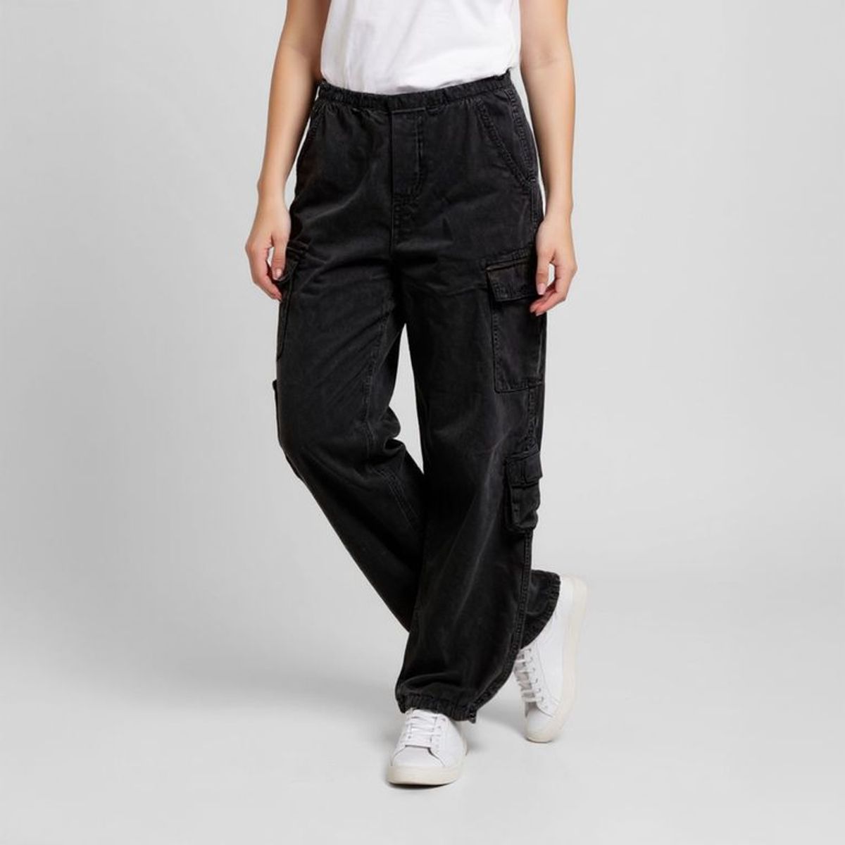 ELEVEN - Jeans Parachute Algodón Eleven Niña Diseño Liso Urbano