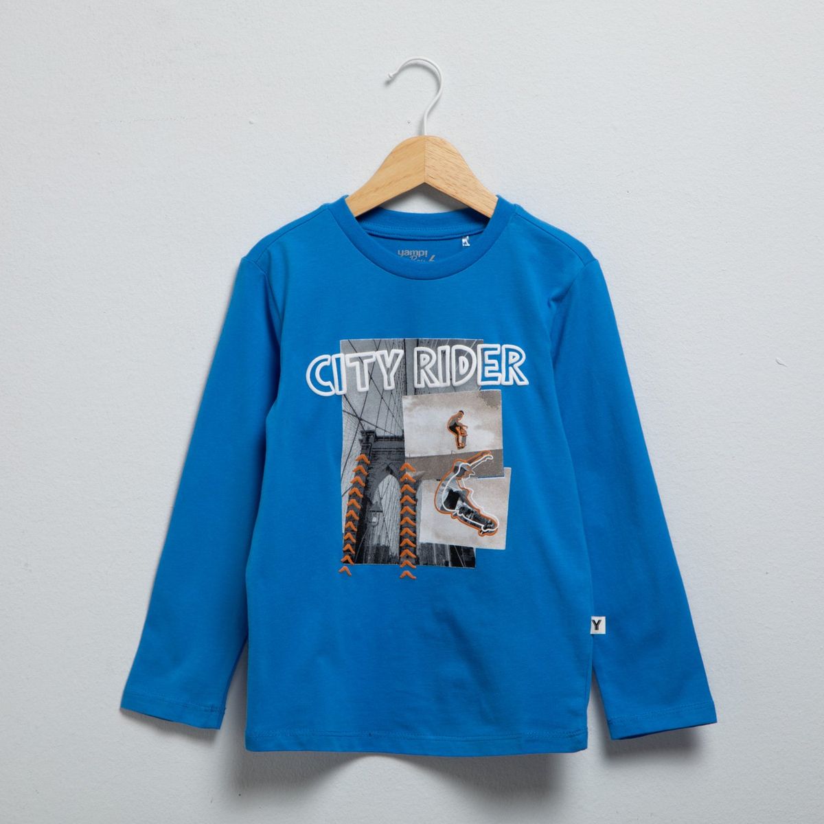 YAMP - Polo Algodón Manga Larga Estampada Niño Yamp