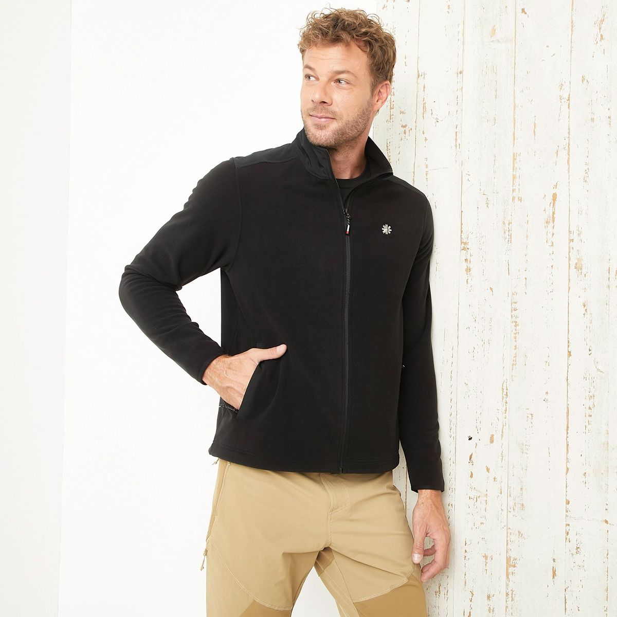 MOUNTAIN GEAR - Casaca Polar Deportiva Outdoor Hombre Mountain Gear