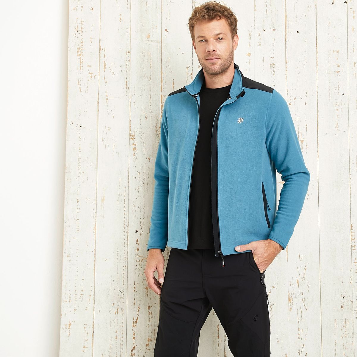 MOUNTAIN GEAR - Casaca Polar Deportiva Outdoor Hombre Mountain Gear
