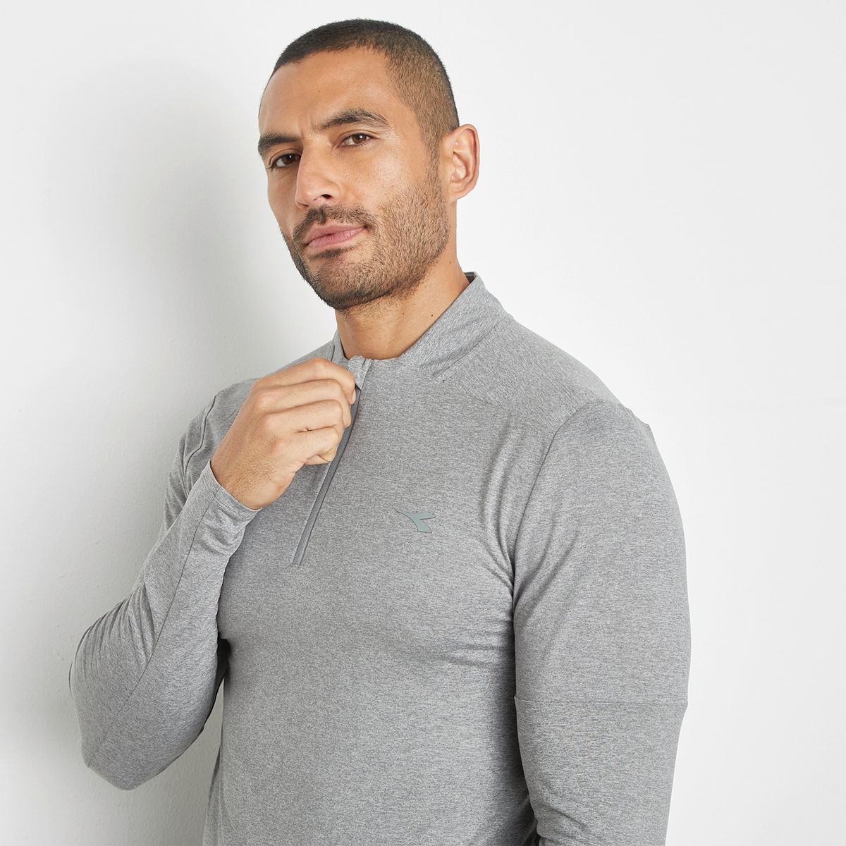 DIADORA - Polera Half Zipper Deportiva Hombre Diadora