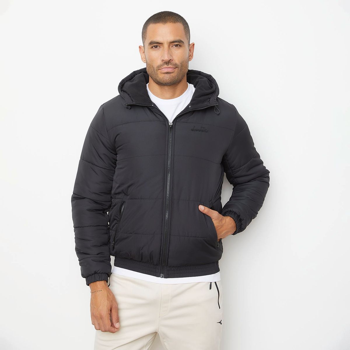 DIADORA - Casaca Polar Deportiva Hombre Diadora