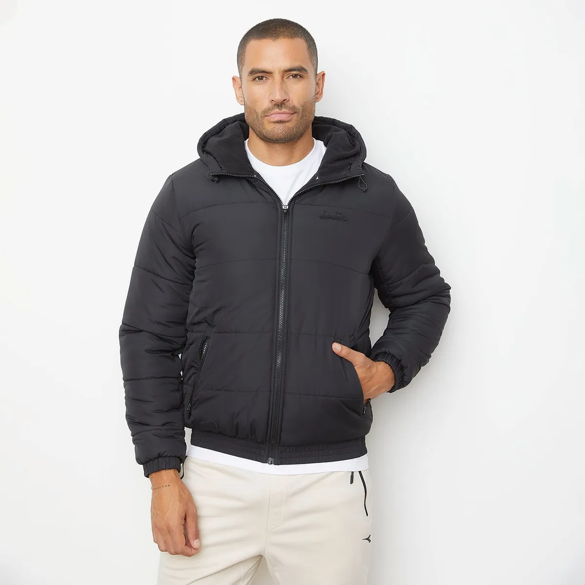 DIADORA - Casaca Polar Deportiva Hombre Diadora