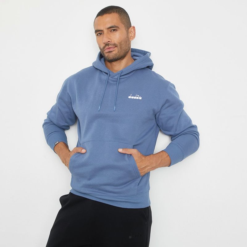 DIADORA - Polera Hoodie Deportiva Hombre Diadora