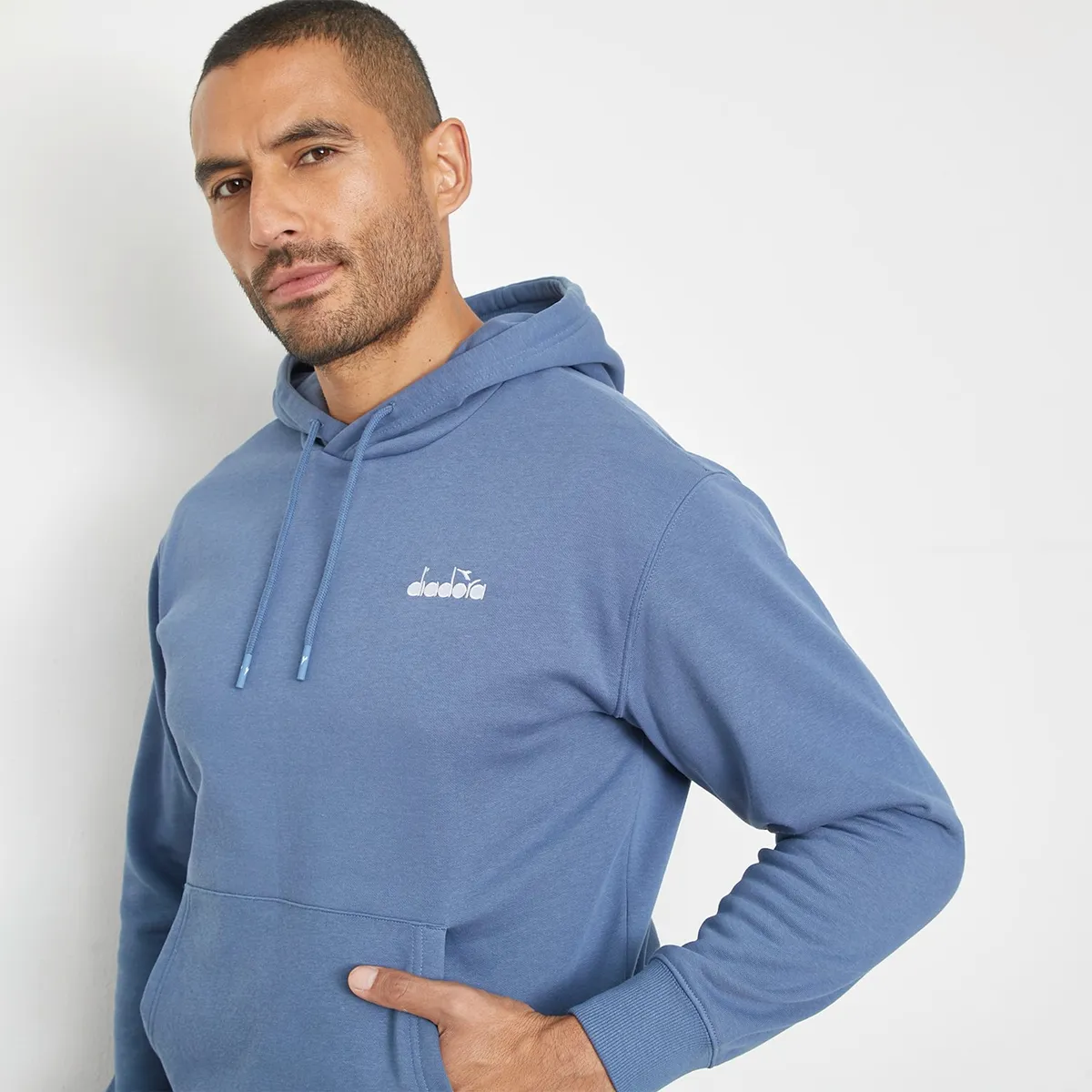 DIADORA - Polera Hoodie Deportiva Hombre Diadora