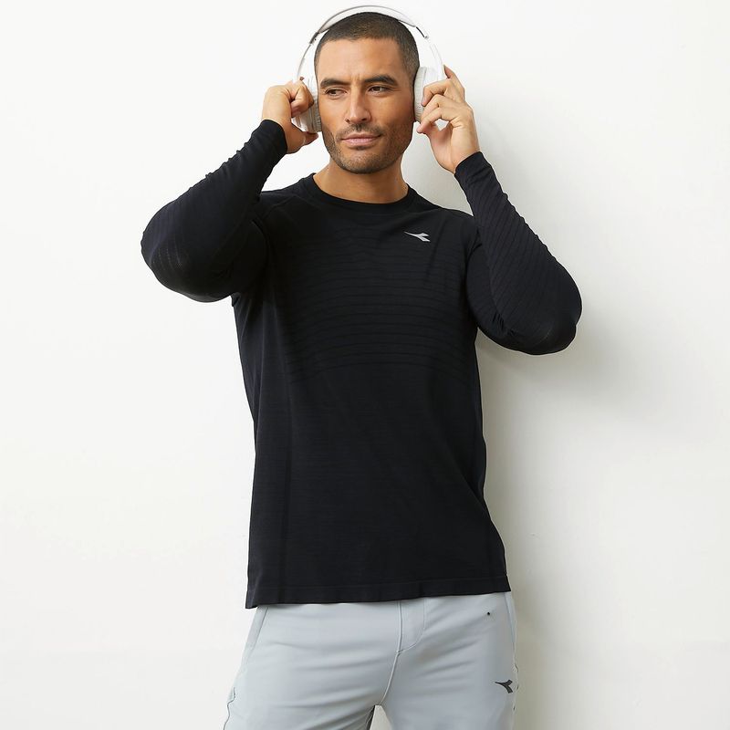 DIADORA - Polo Deportivo Manga Larga Diadora Hombre