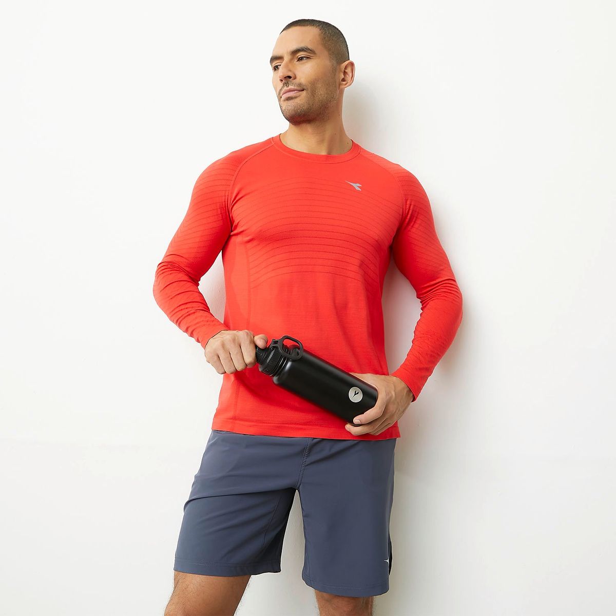 DIADORA - Polo Deportivo Manga Larga Diadora Hombre