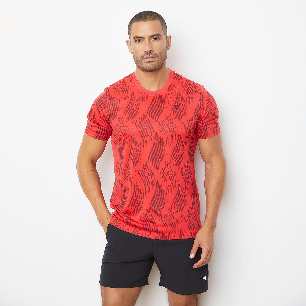 DIADORA - Polo Deportivo Manga Corta Hombre Diadora