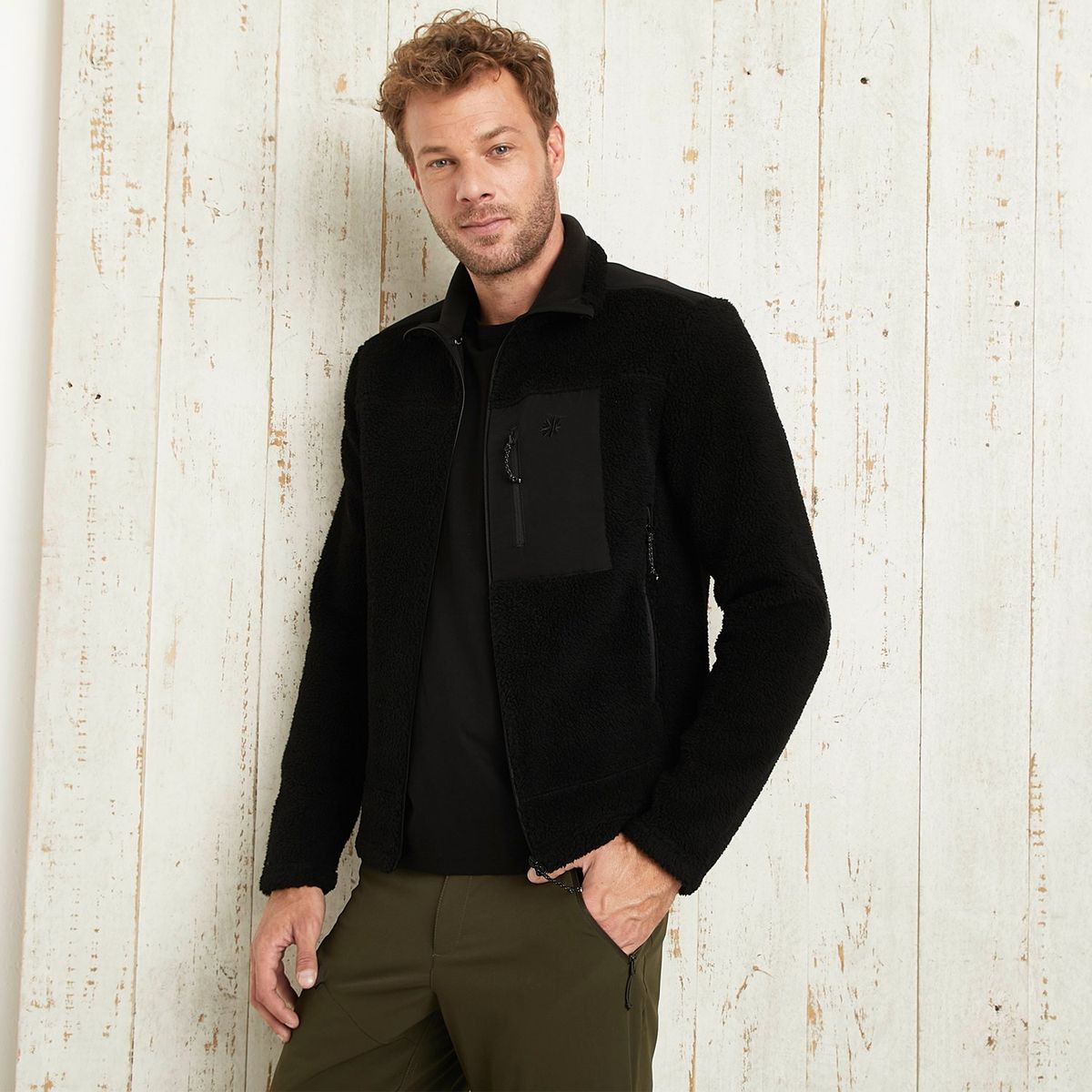 MOUNTAIN GEAR - Casaca Polar Deportiva Hombre Mountain Gear