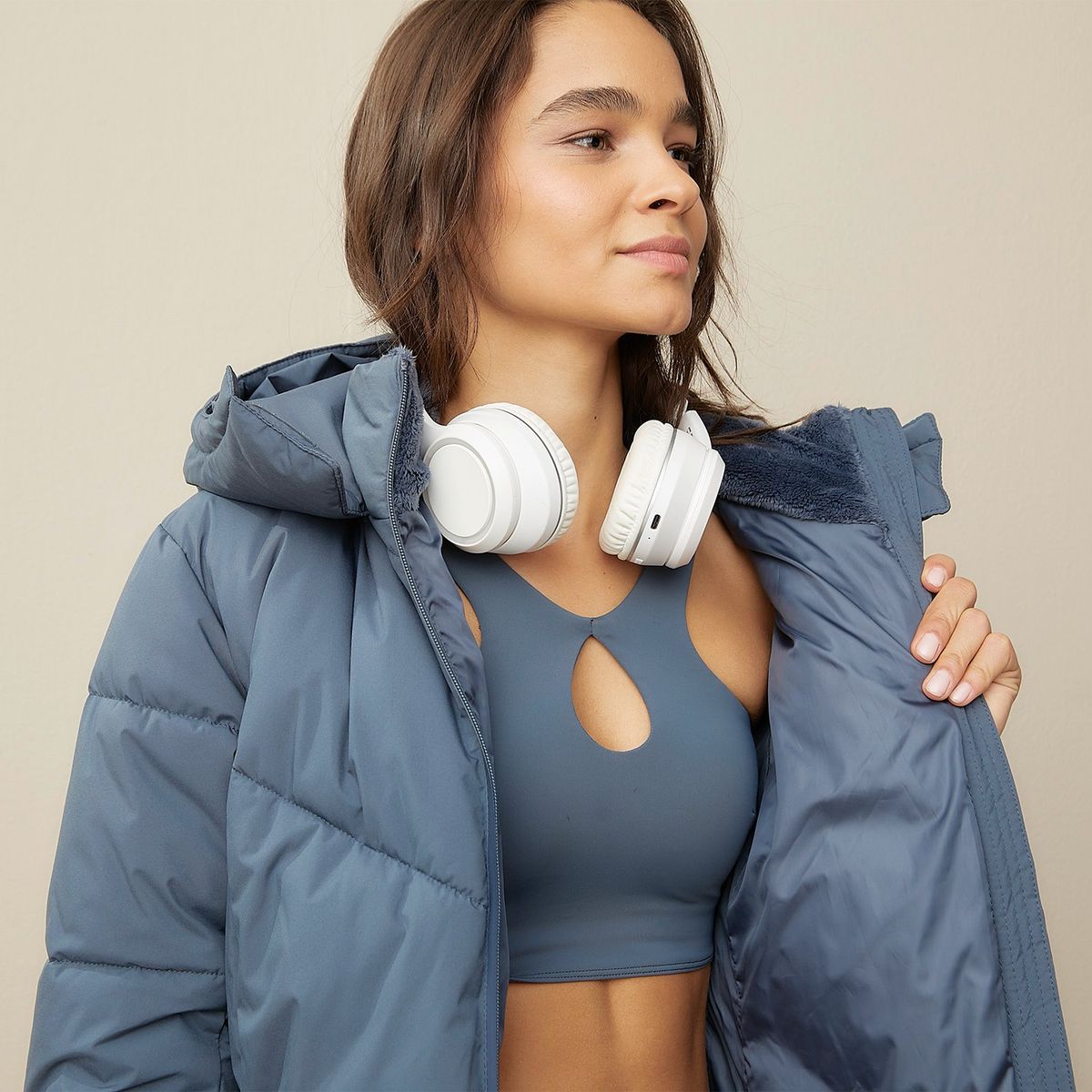 DIADORA - Casaca Larga Deportiva Mujer Diadora