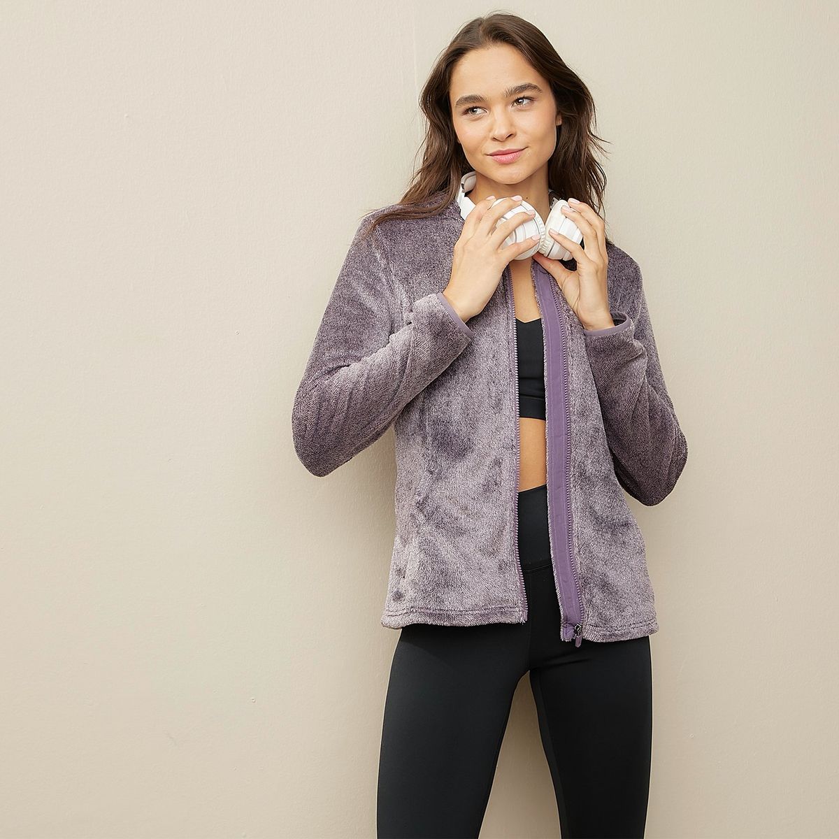 DIADORA - Casaca Polar Deportiva Mujer Diadora