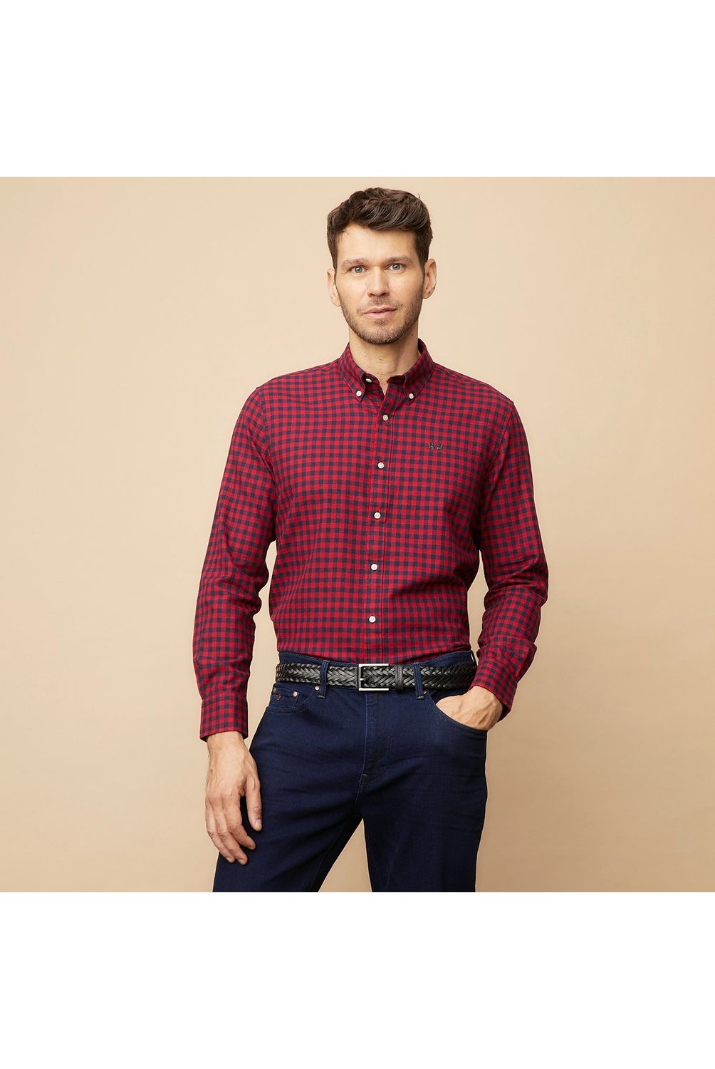 Shirts Price Camisa Polo Hombre Rojas Liquidaciu00f3n Outlet