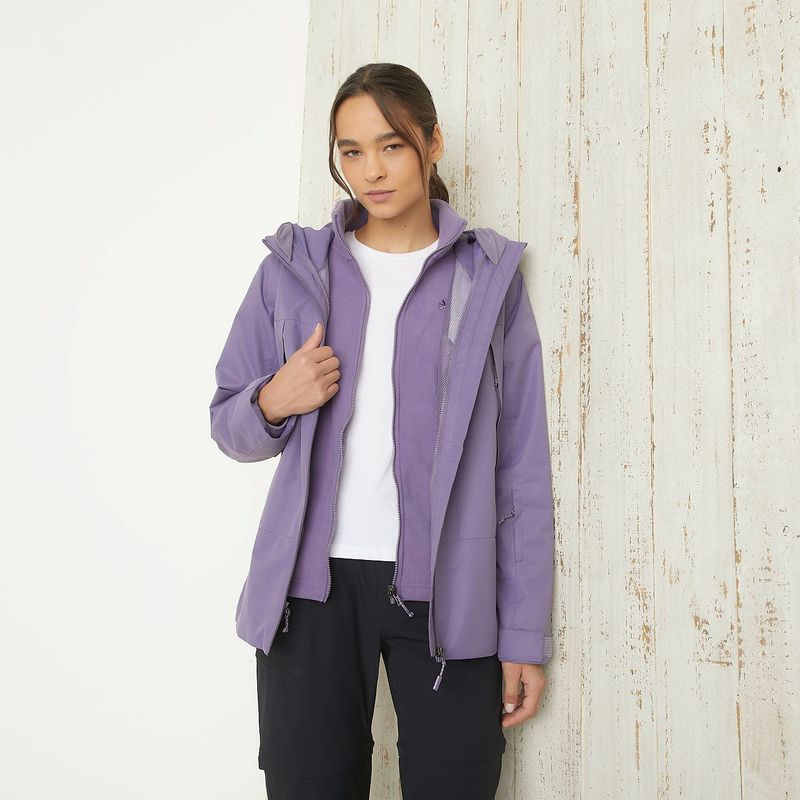 MOUNTAIN GEAR - Casaca Deportiva 3 en 1 Mujer Mountain Gear