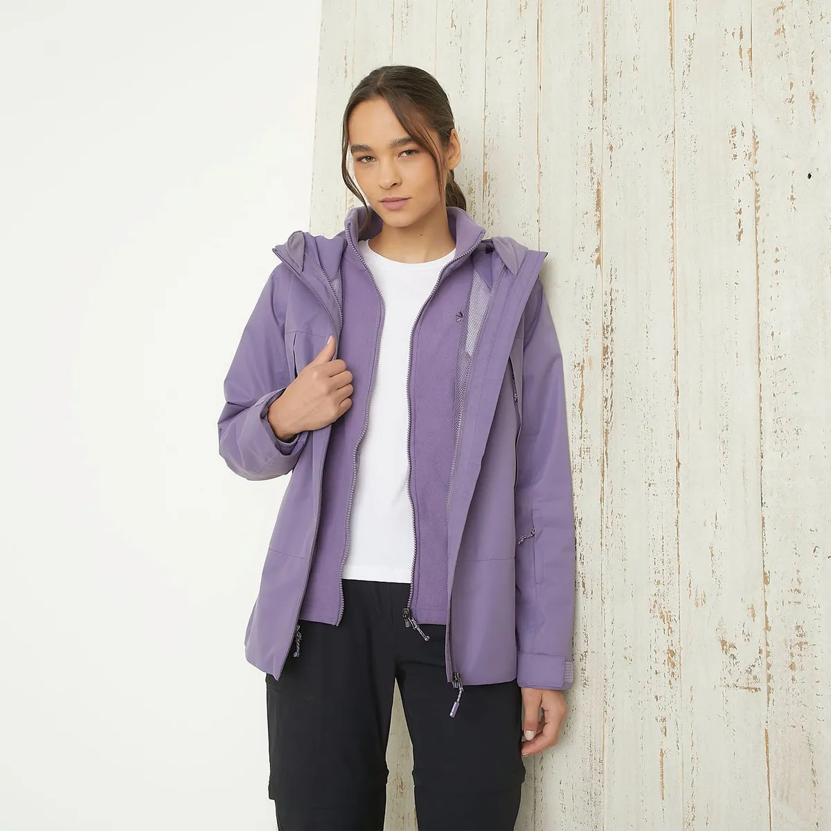 MOUNTAIN GEAR - Casaca Deportiva 3 en 1 Mujer Mountain Gear