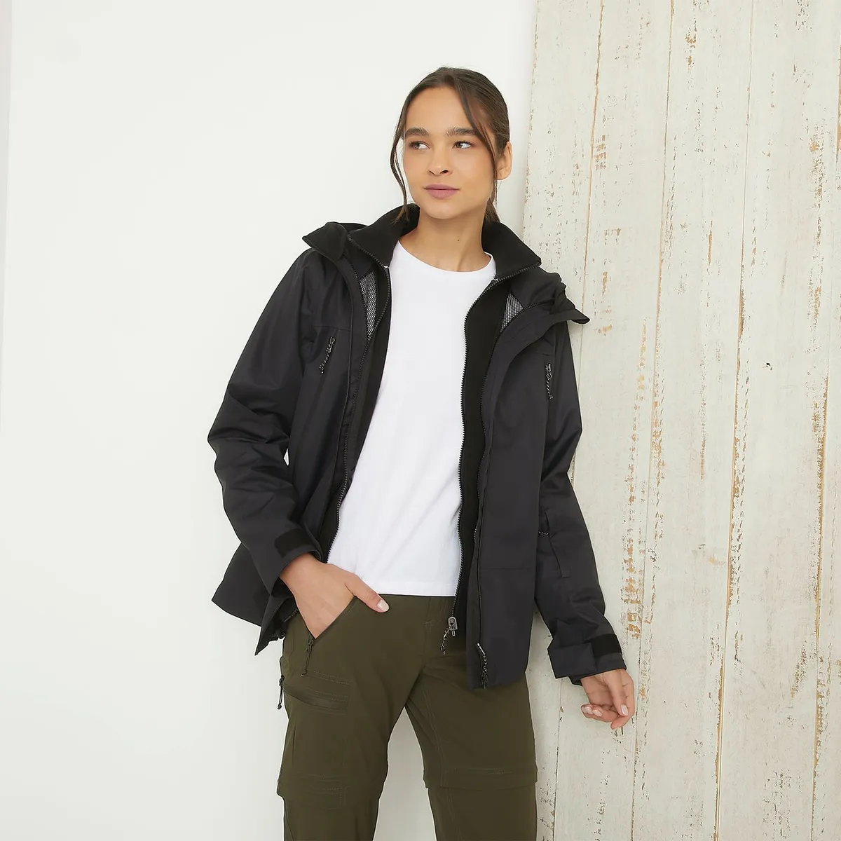 MOUNTAIN GEAR - Casaca Deportiva 3 en 1 Mujer Mountain Gear