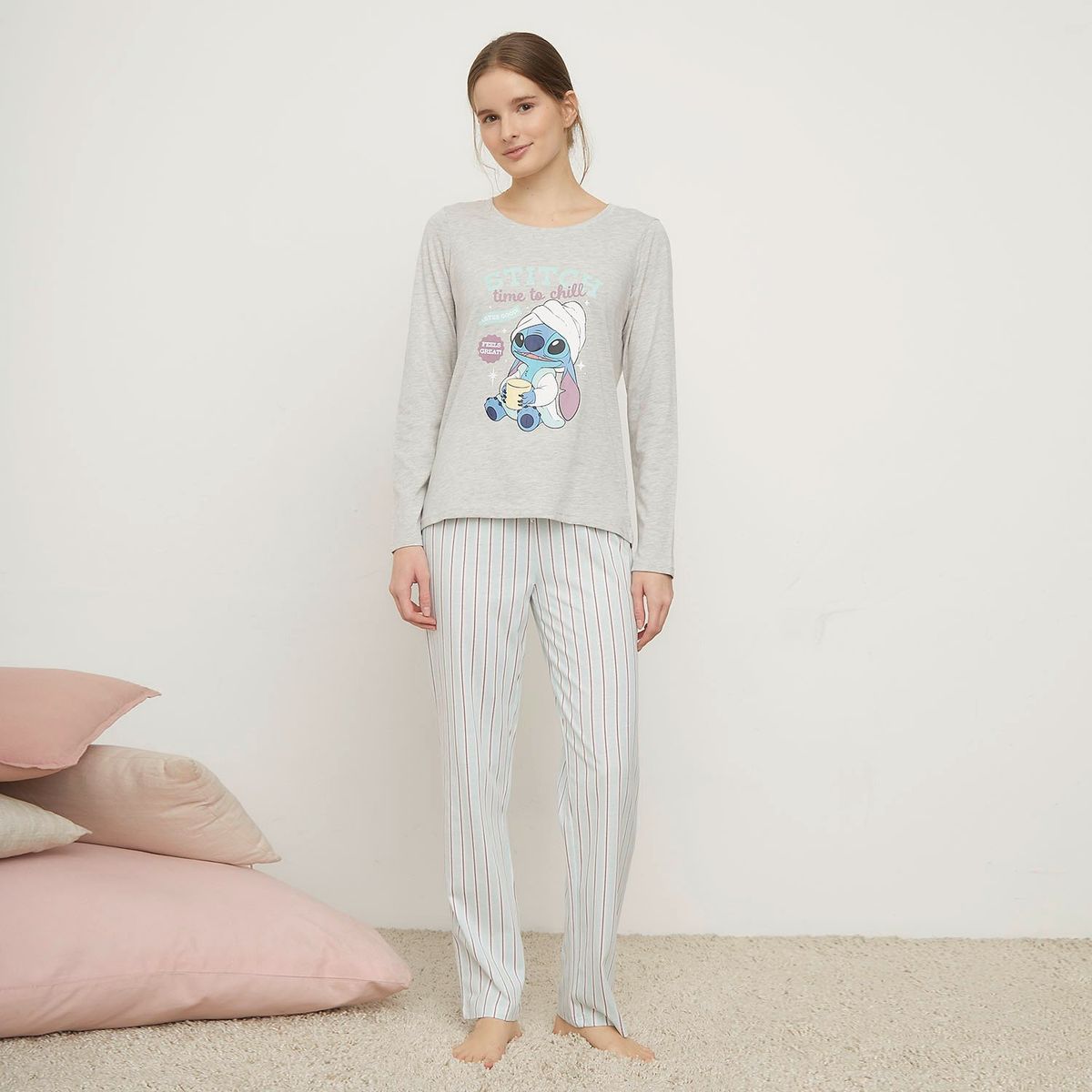 DISNEY - Pijama Algodón Mujer Disney