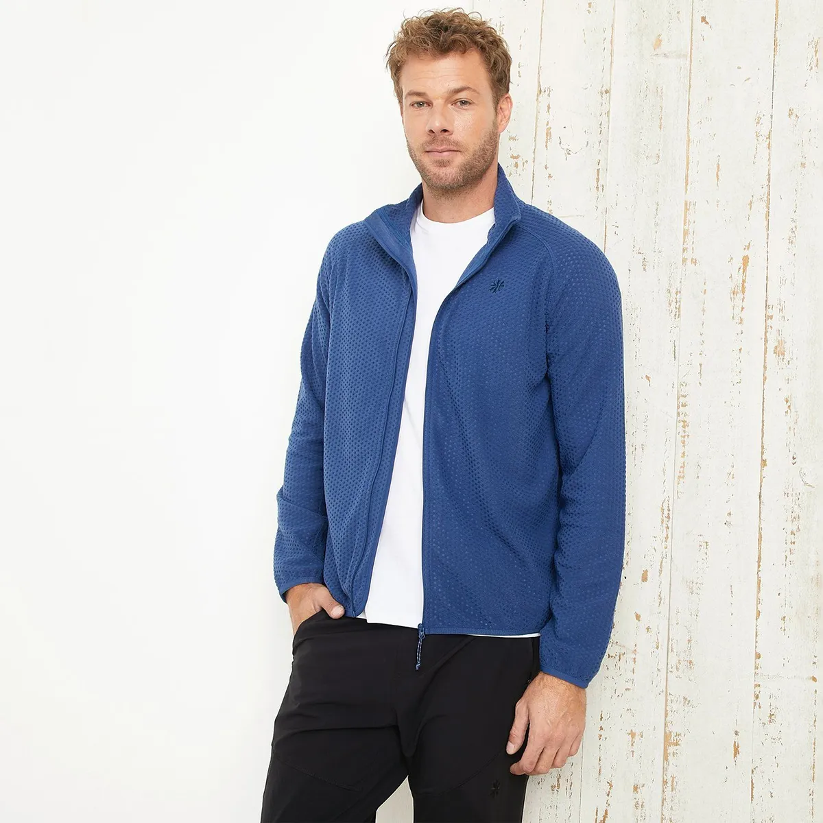 MOUNTAIN GEAR - Casaca Polar Deportiva Outdoor Hombre Mountain Gear