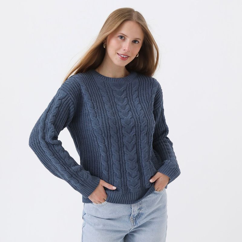 SYBILLA - Chompa Casual Mujer Sybilla