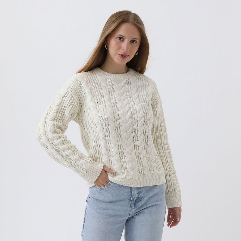 SYBILLA - Chompa Casual Mujer Sybilla