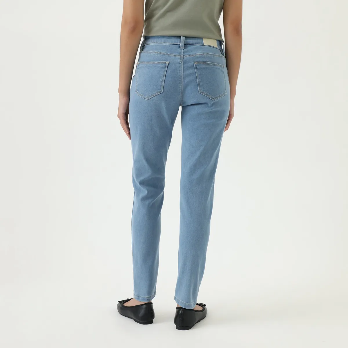 SYBILLA - Jean Skinny Tiro Alto Mujer Sybilla