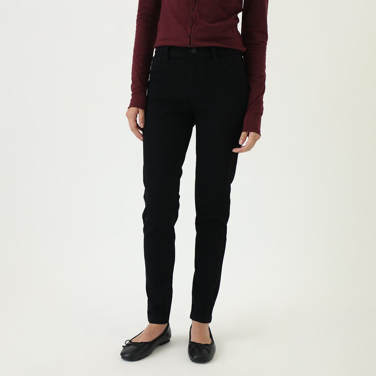 SYBILLA - Jean Skinny Tiro Alto Mujer Sybilla