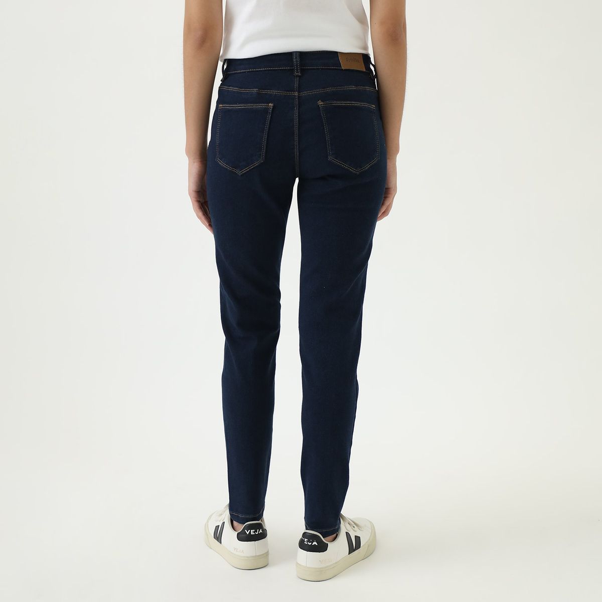 SYBILLA - Jean Skinny Tiro Alto Mujer Sybilla