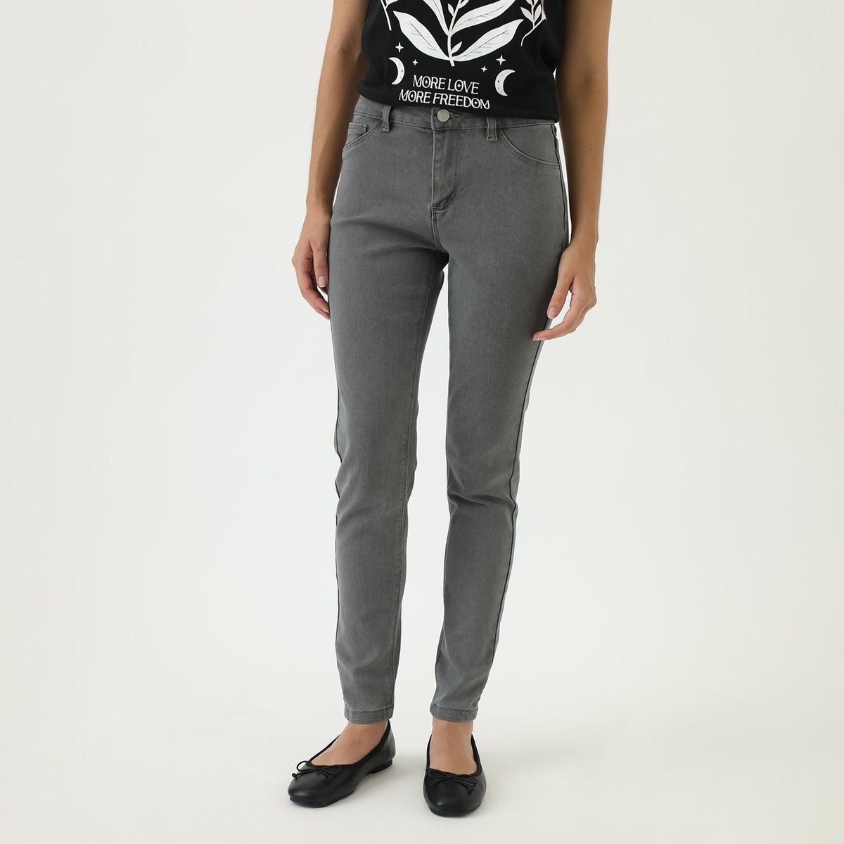 SYBILLA - Jean Skinny Tiro Alto Mujer Sybilla