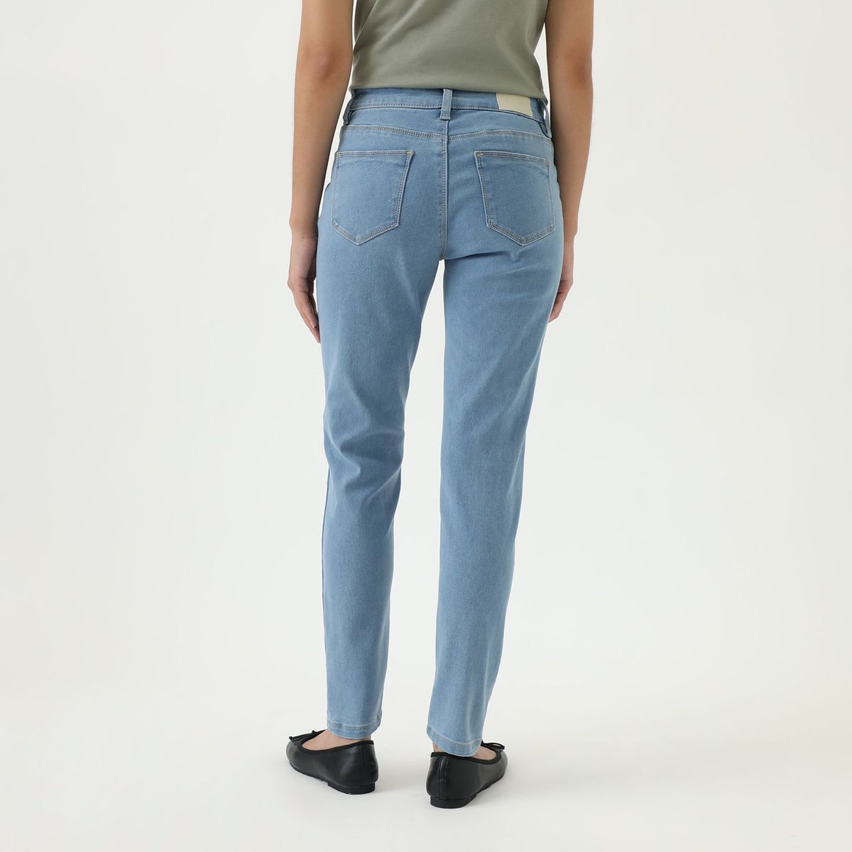 SYBILLA - Jean Skinny Tiro Alto Mujer Sybilla