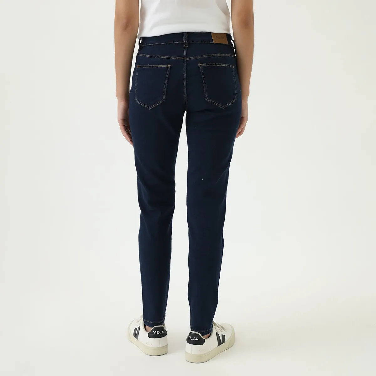 SYBILLA - Jean Skinny Tiro Alto Mujer Sybilla