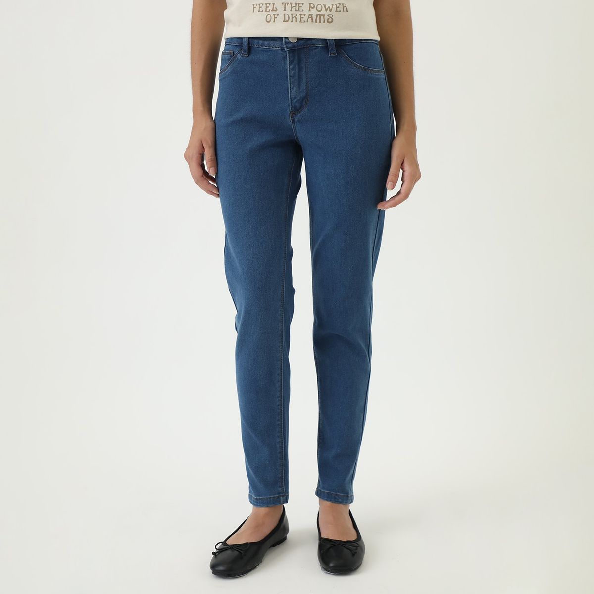 SYBILLA - Jean Skinny Tiro Alto Mujer Sybilla