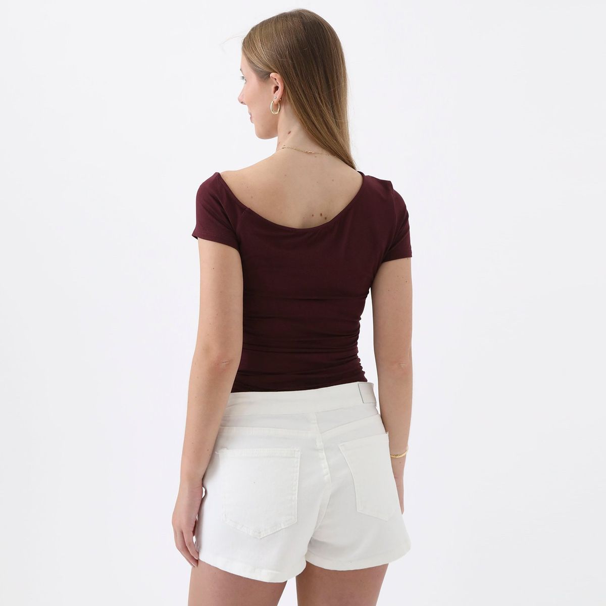 SYBILLA - Polo Manga Larga Casual Mujer Sybilla