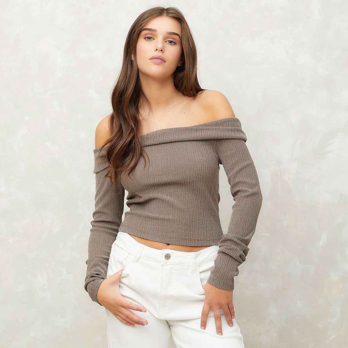 SYBILLA - Polo Manga Larga Casual Mujer Sybilla