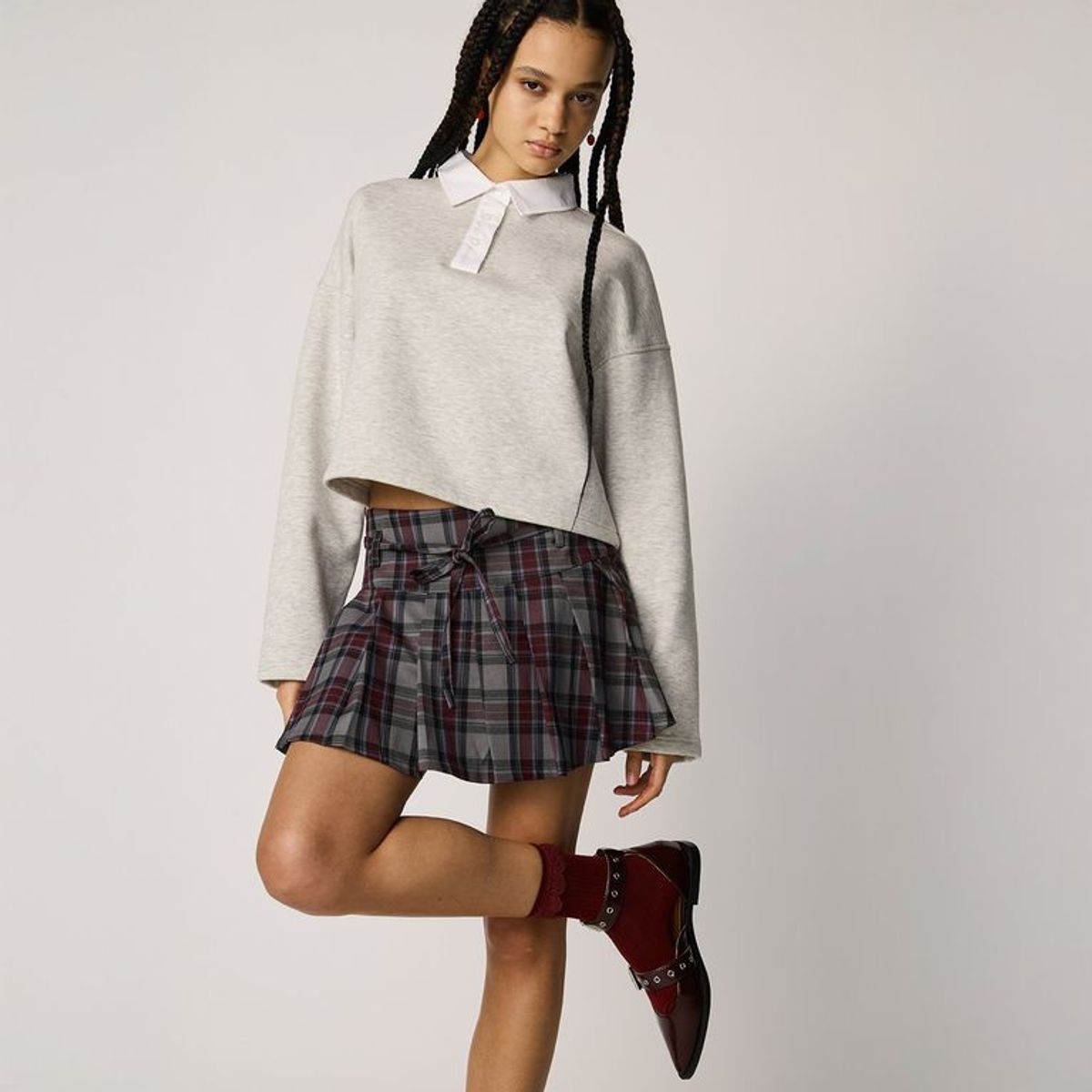 SYBILLA - Falda Corta Casual Mujer Sybilla