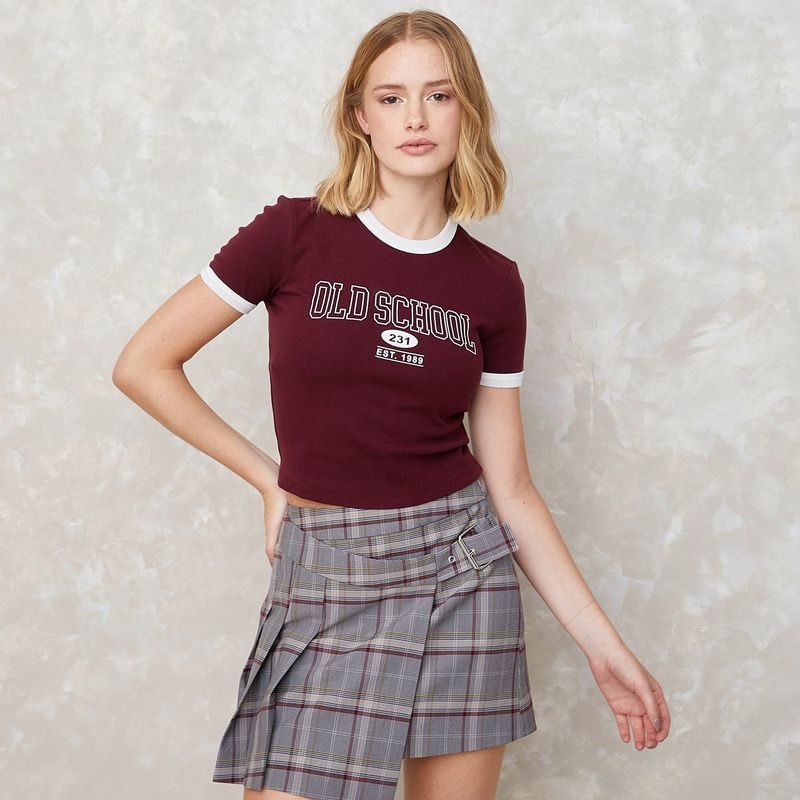 SYBILLA - Polo Sybilla Manga Corta Algodón Mujer Estampada Casual