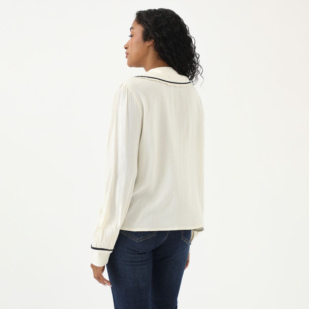 BASEMENT - Blusa Manga Larga Casual Mujer Basement