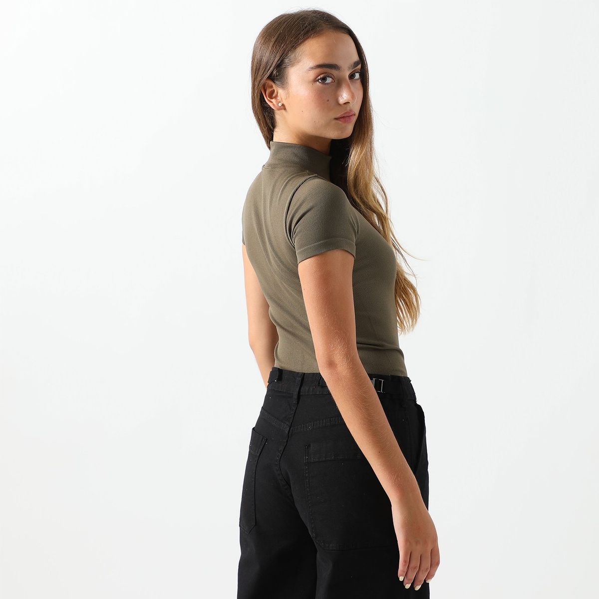 DENIMLAB - Body Manga Corta Casual Mujer Denimlab