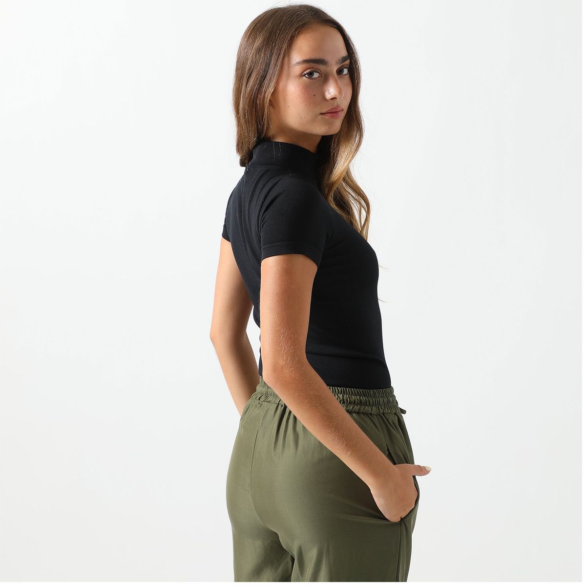 DENIMLAB - Body Manga Corta Casual Mujer Denimlab