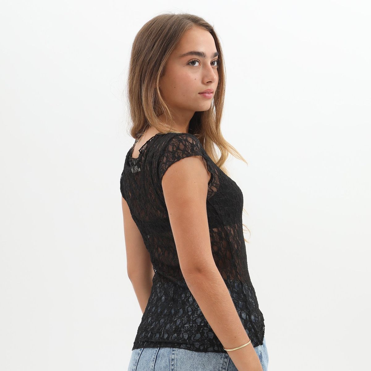 DENIMLAB - Polo Manga Corta Casual Mujer Denimlab